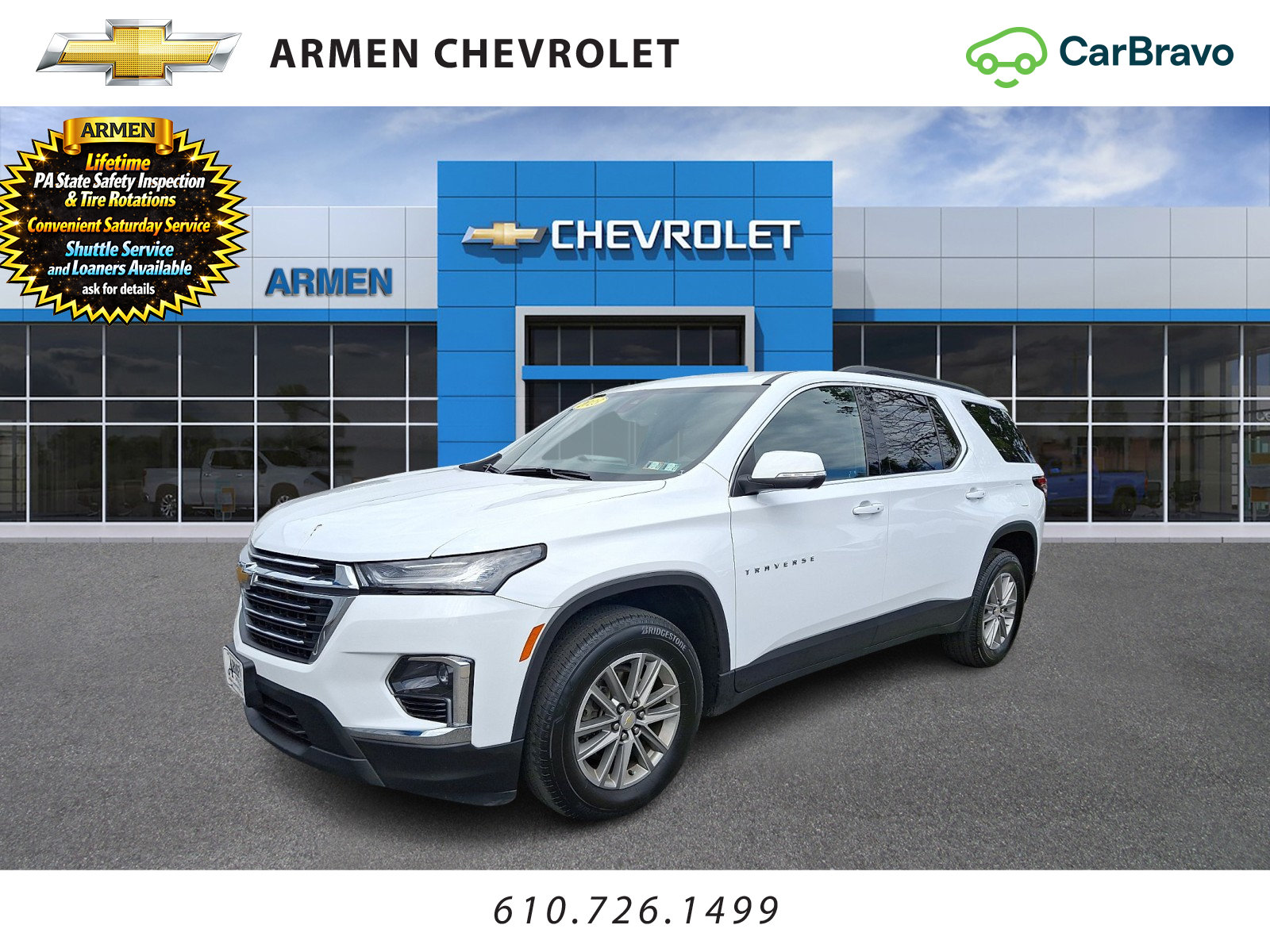 Certified 2023 Chevrolet Traverse LT