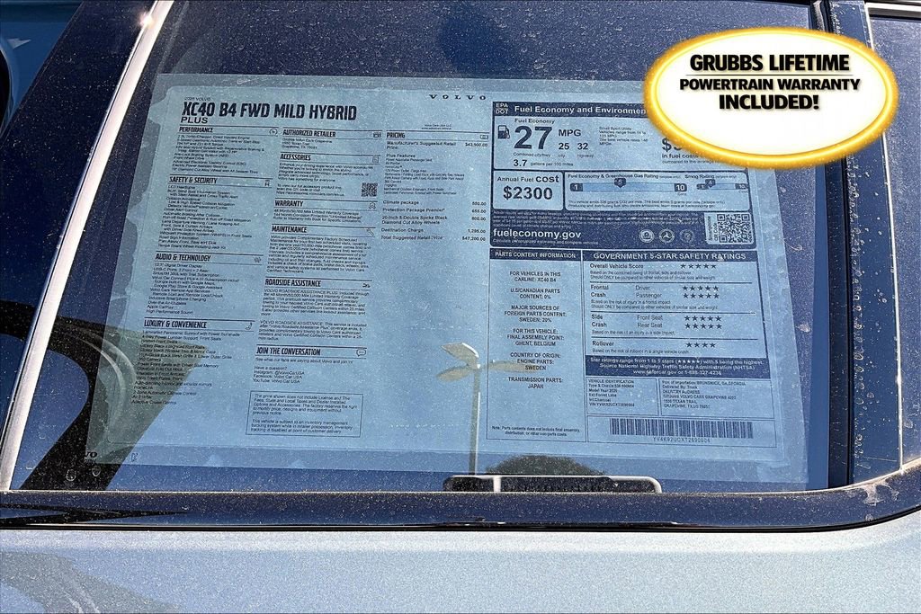 New 2026 Volvo XC40 B4 Plus w/ Protection Package Premier image 22