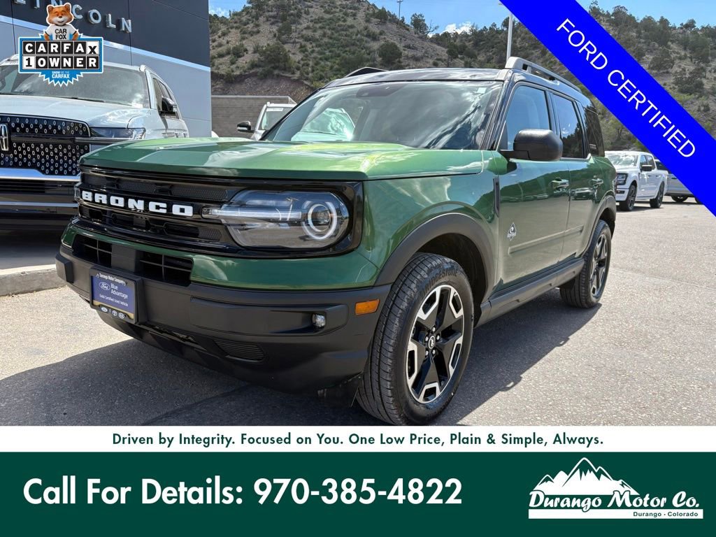 Certified 2024 Ford Bronco Sport Outer Banks w/ Tech Package AWD/4WD image 1