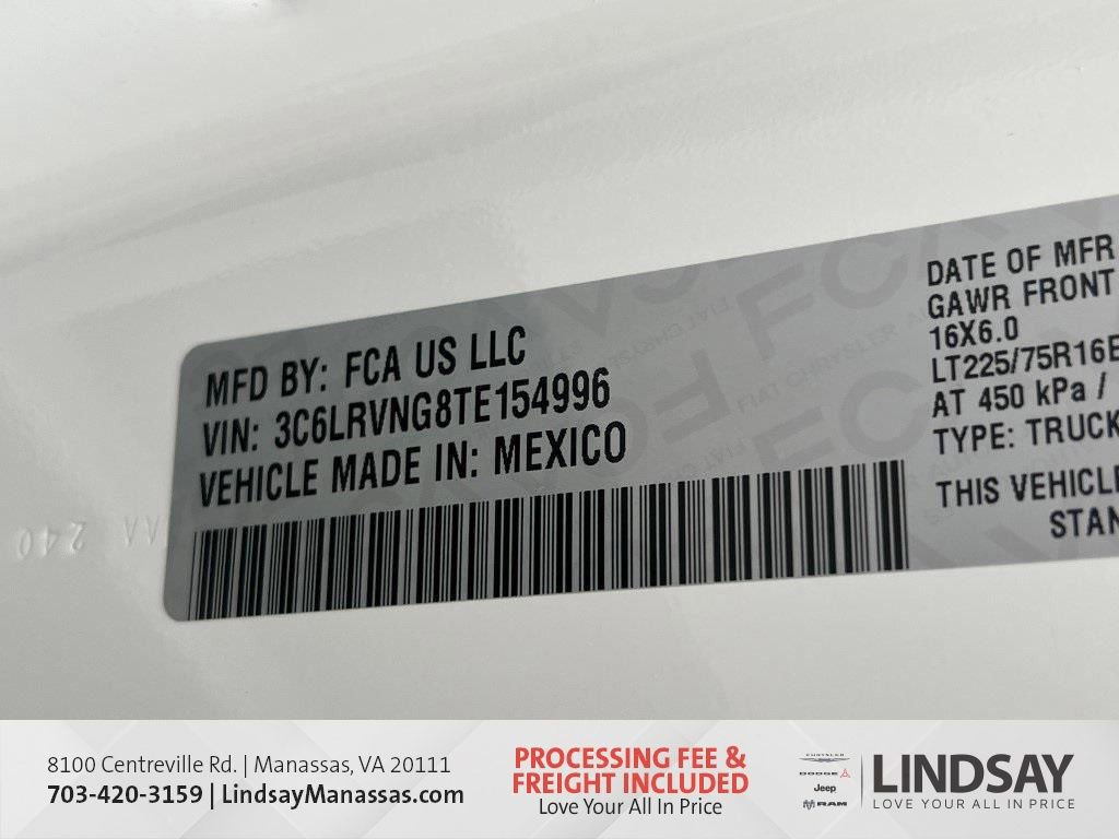 New 2026 RAM ProMaster 1500 w/ Safety Group FWD image 44