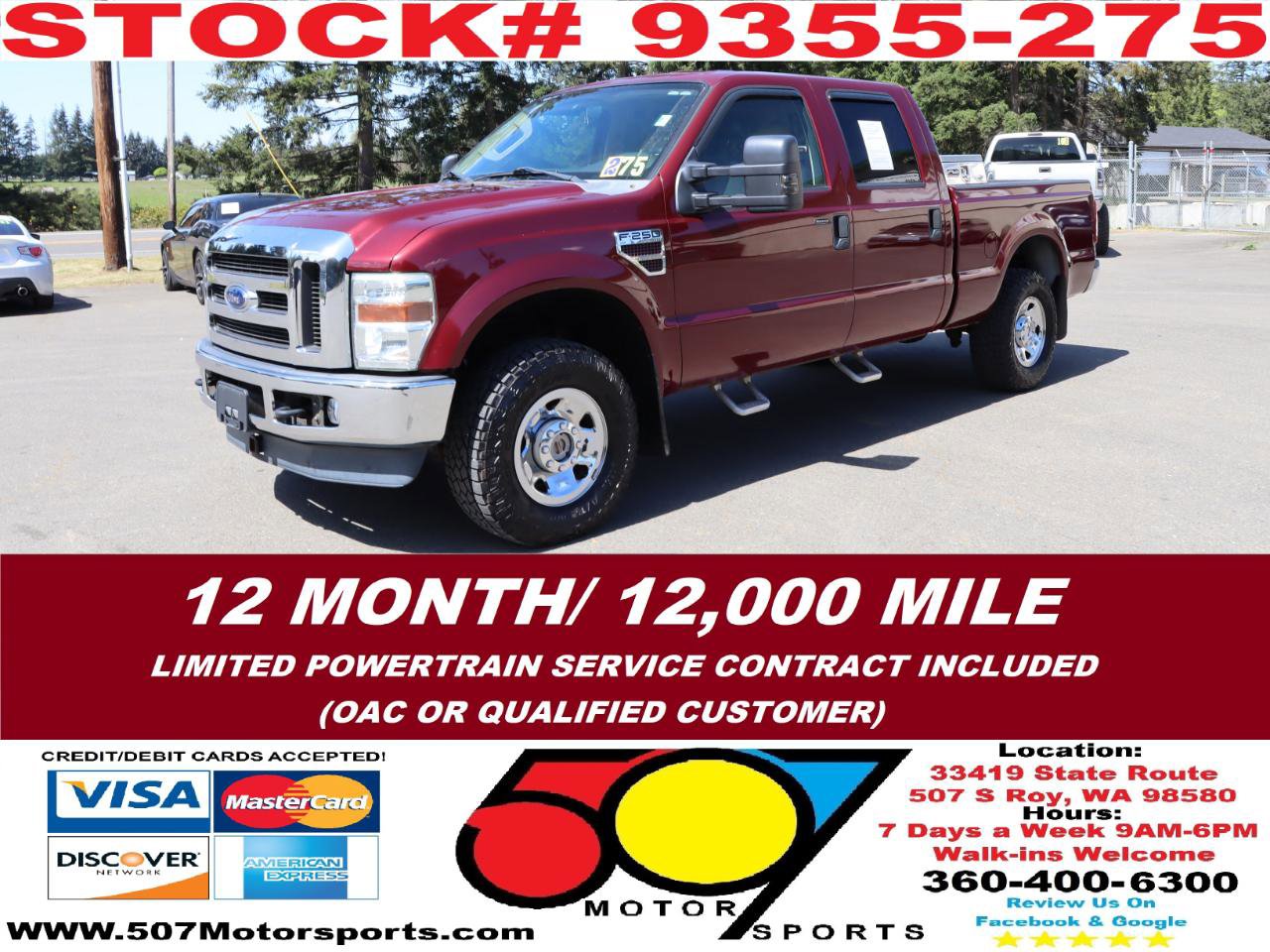 Used 2008 Ford F250 XLT AWD/4WD image 2