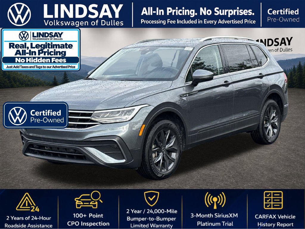 Certified 2023 Volkswagen Tiguan SE w/ Panoramic Sunroof Package AWD/4WD image 4