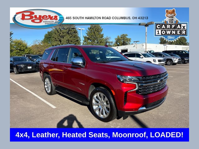 Used 2021 Chevrolet Tahoe Premier w/ Premium Package AWD/4WD image 1