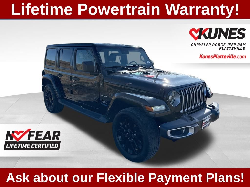 Used 2021 Jeep Wrangler Unlimited Sahara w/ Cold Weather Group image 1