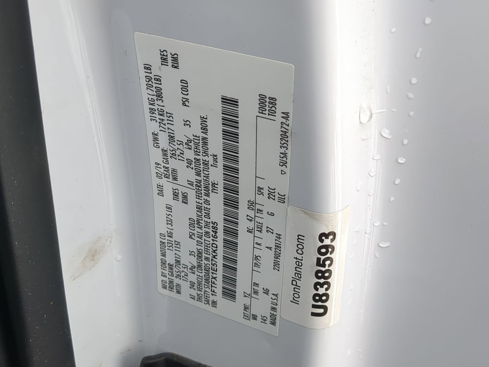 Used 2019 Ford F150 XL w/ Equipment Group 101A Mid image 37