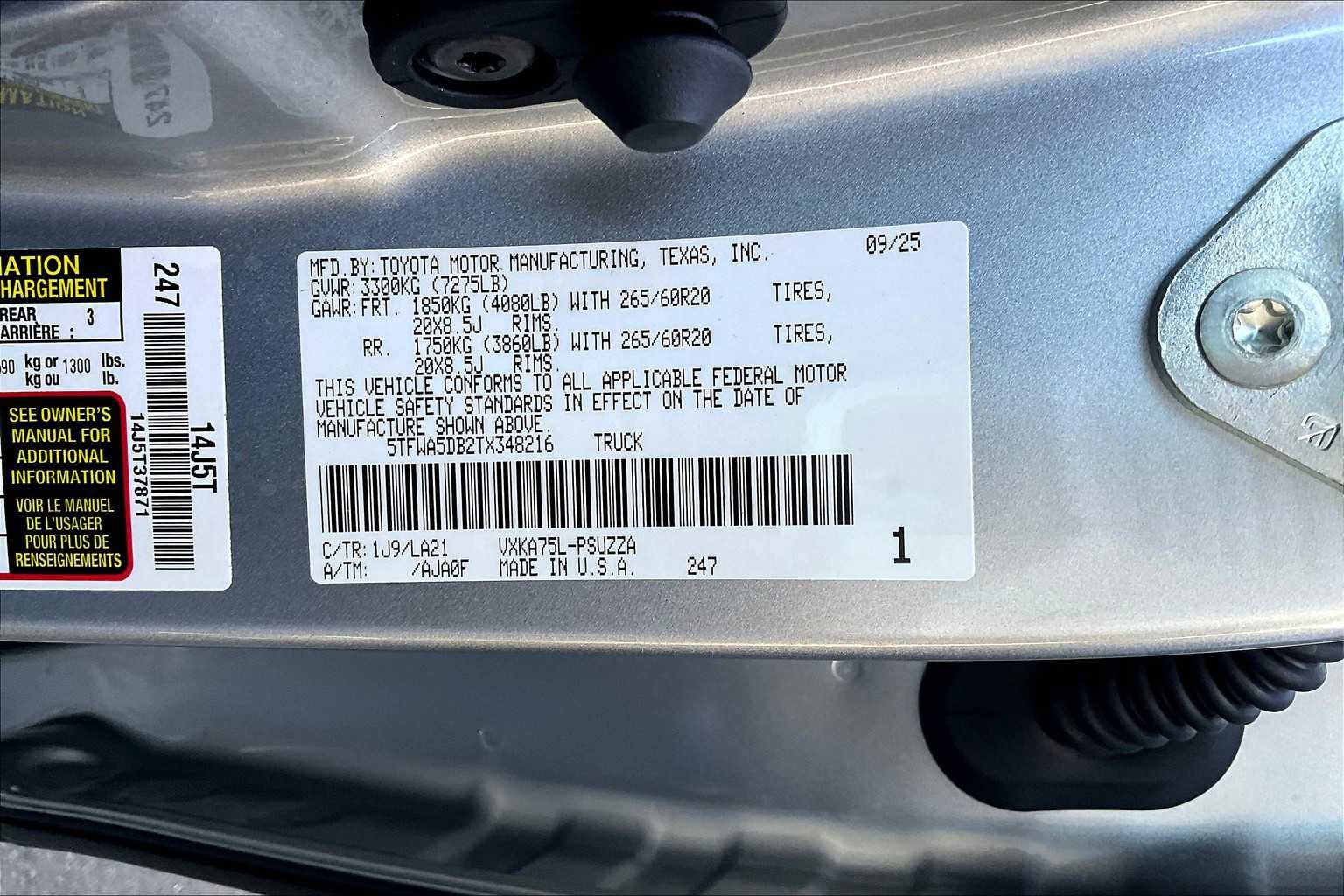 New 2026 Toyota Tundra Platinum image 21