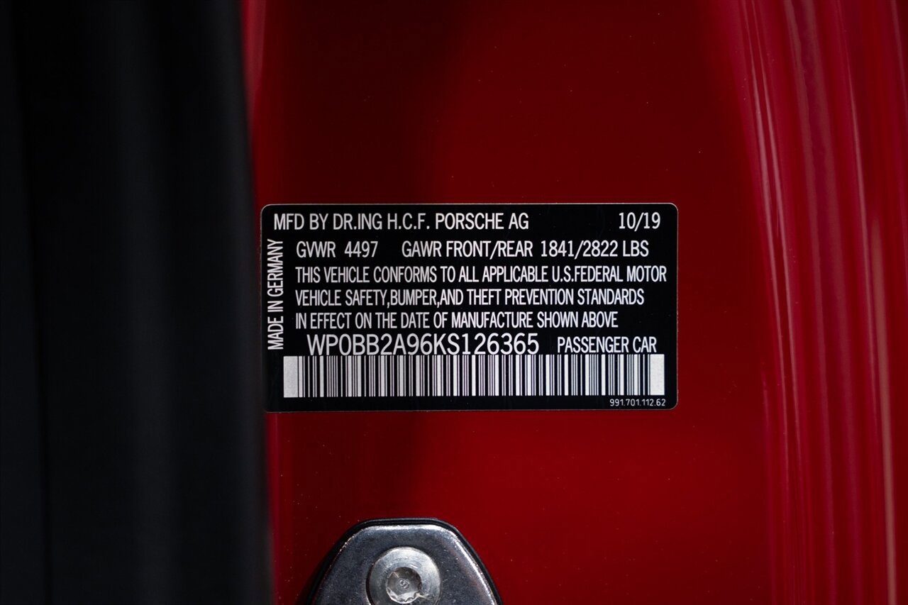 Used 2019 Porsche 911 Targa 4 GTS AWD/4WD image 31