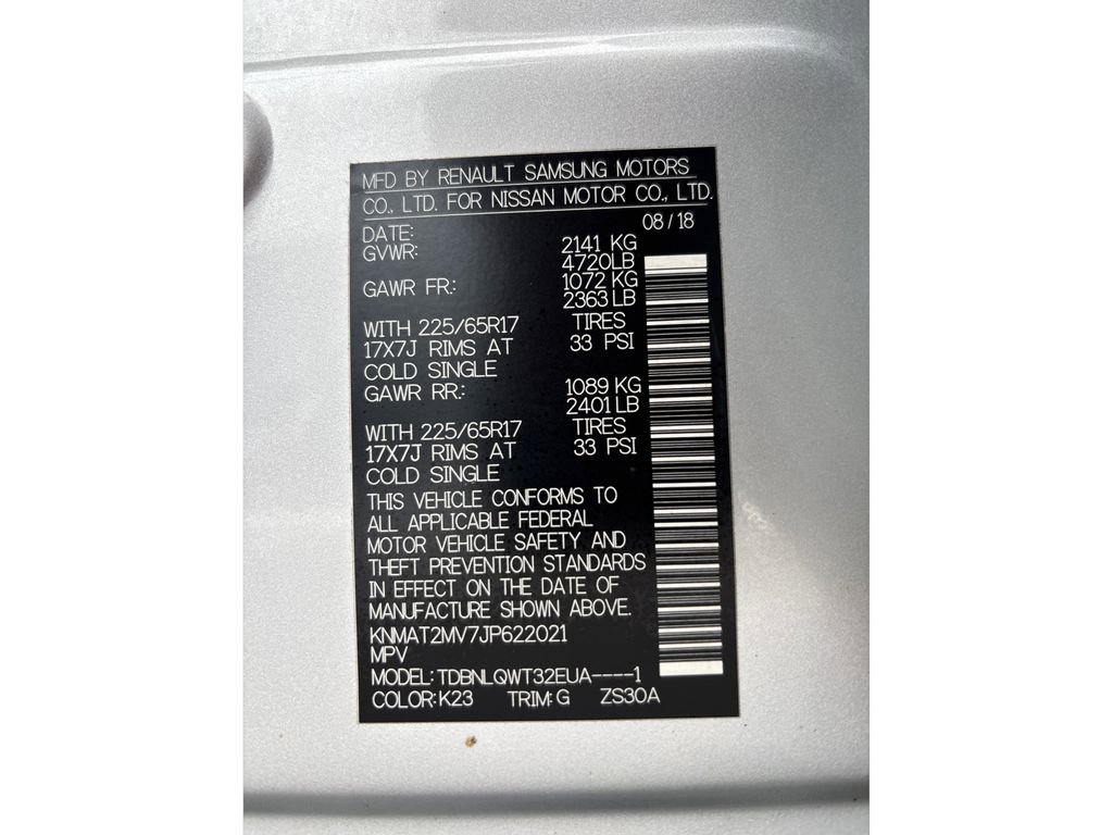 Used 2018 Nissan Rogue SV image 17