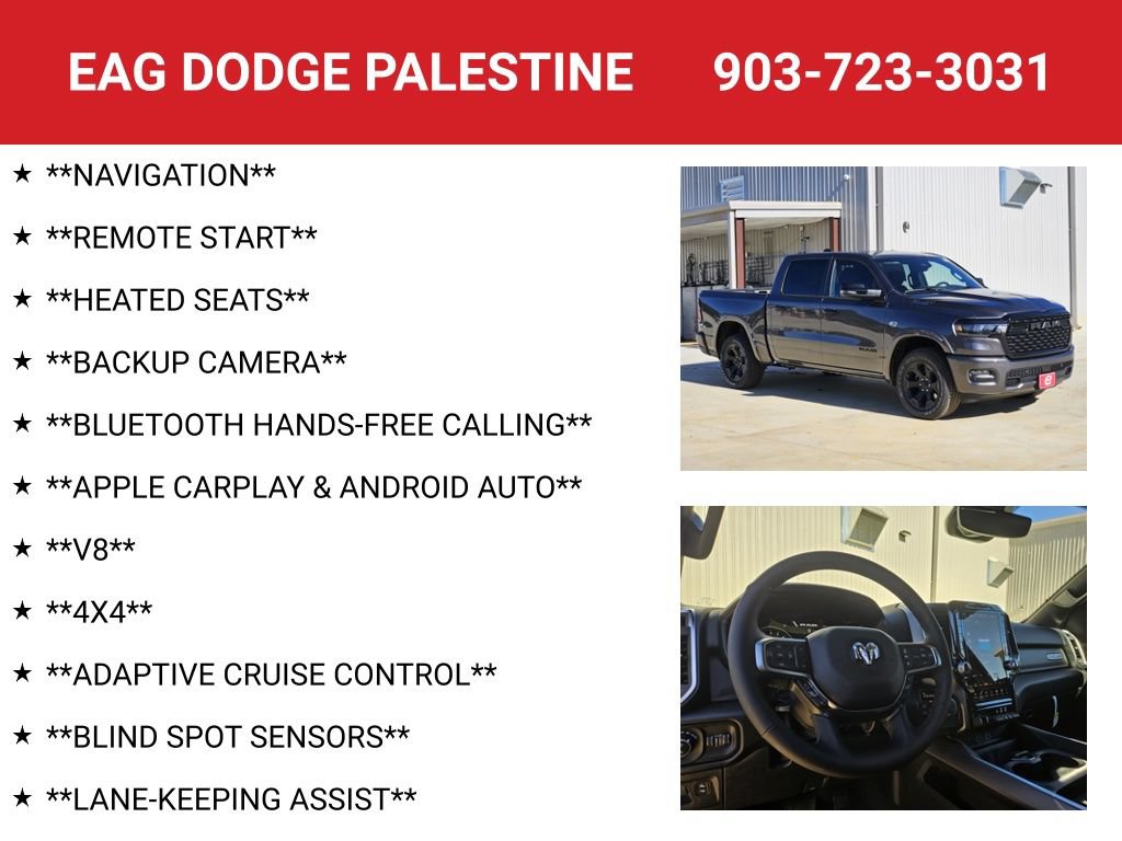 Used 2026 RAM 1500 4x4 Crew Cab image 4
