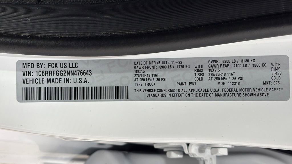 Used 2022 RAM 1500 Tradesman w/ Tradesman Group image 37