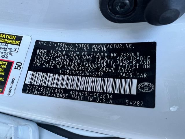 Used 2018 Toyota Camry L image 33