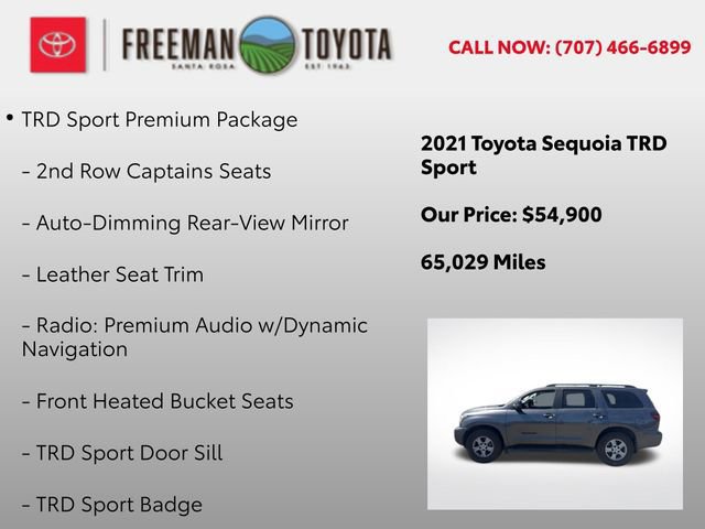 Used 2021 Toyota Sequoia TRD Sport w/ TRD Sport Premium Package AWD/4WD image 5