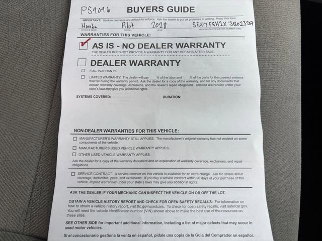 Used 2018 Honda Pilot LX image 37