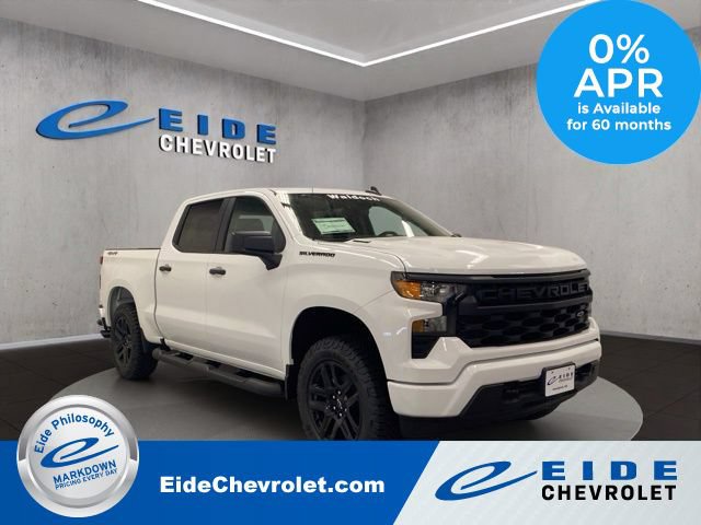 New 2026 Chevrolet Silverado 1500 Custom w/ Turbomax Blackout Package
