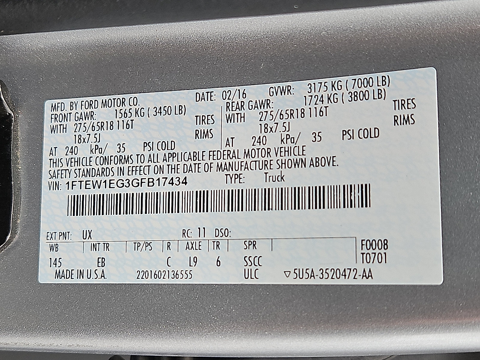 Used 2016 Ford F150 Lariat w/ Trailer Tow Package AWD/4WD image 28