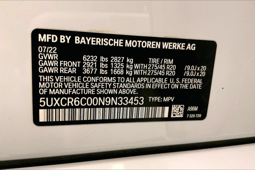 Used 2022 BMW X5 xDrive40i w/ M Sport Package AWD/4WD image 32