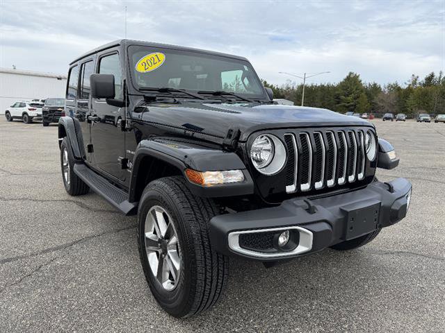 Used 2021 Jeep Wrangler Unlimited Sahara w/ Uconnect 4C Nav & Sound Group AWD/4WD image 7