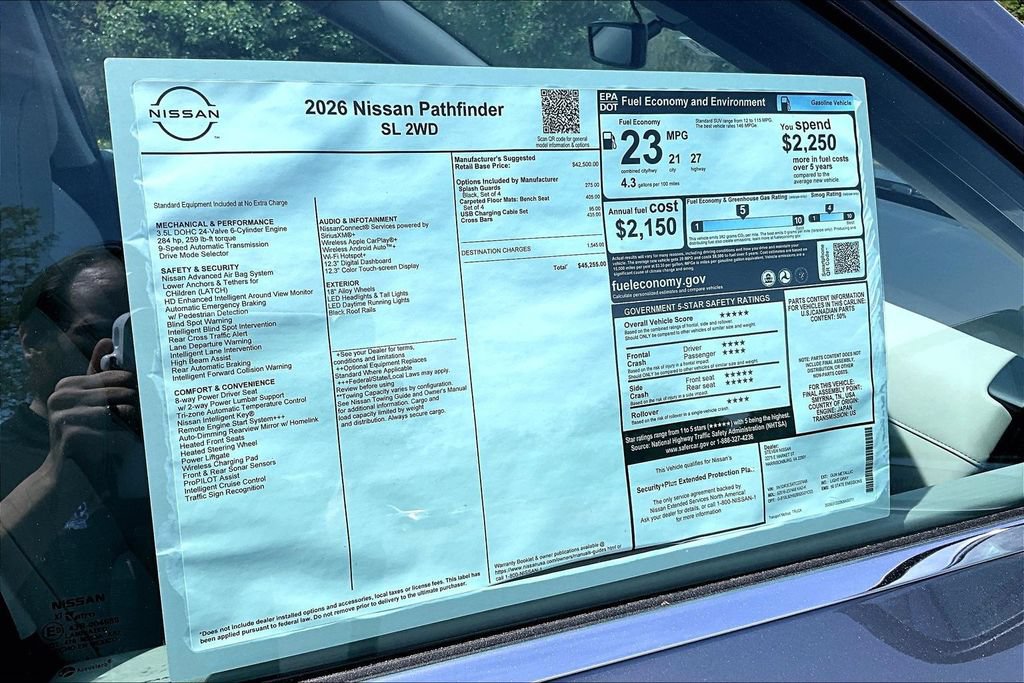 New 2026 Nissan Pathfinder SL FWD image 13