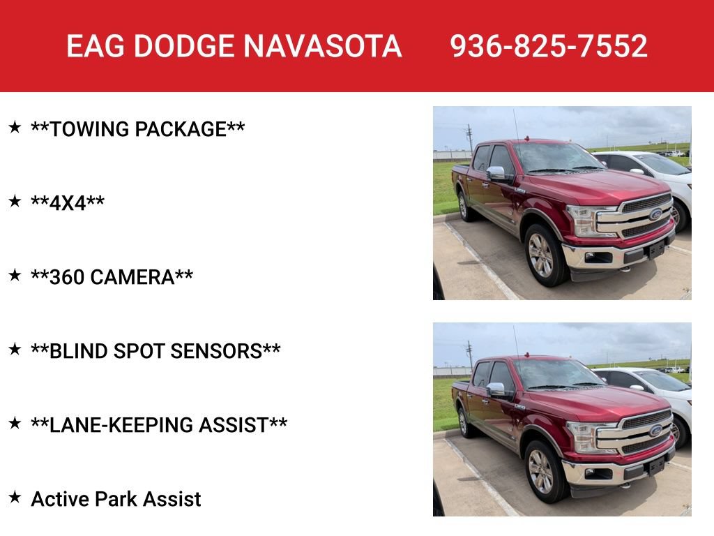 Used 2018 Ford F150 King Ranch w/ Equipment Group 601A Luxury AWD/4WD image 8