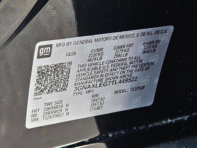 New 2026 Chevrolet Equinox RS w/ Safety and Technology Package FWD image 17