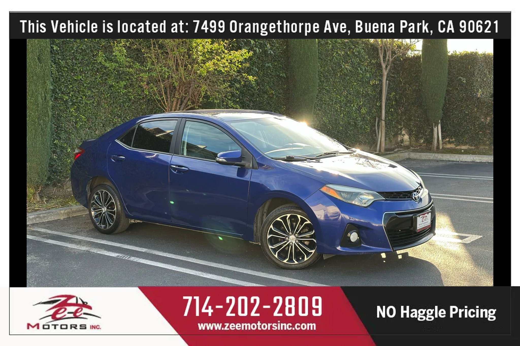 Used 2014 Toyota Corolla S image 1