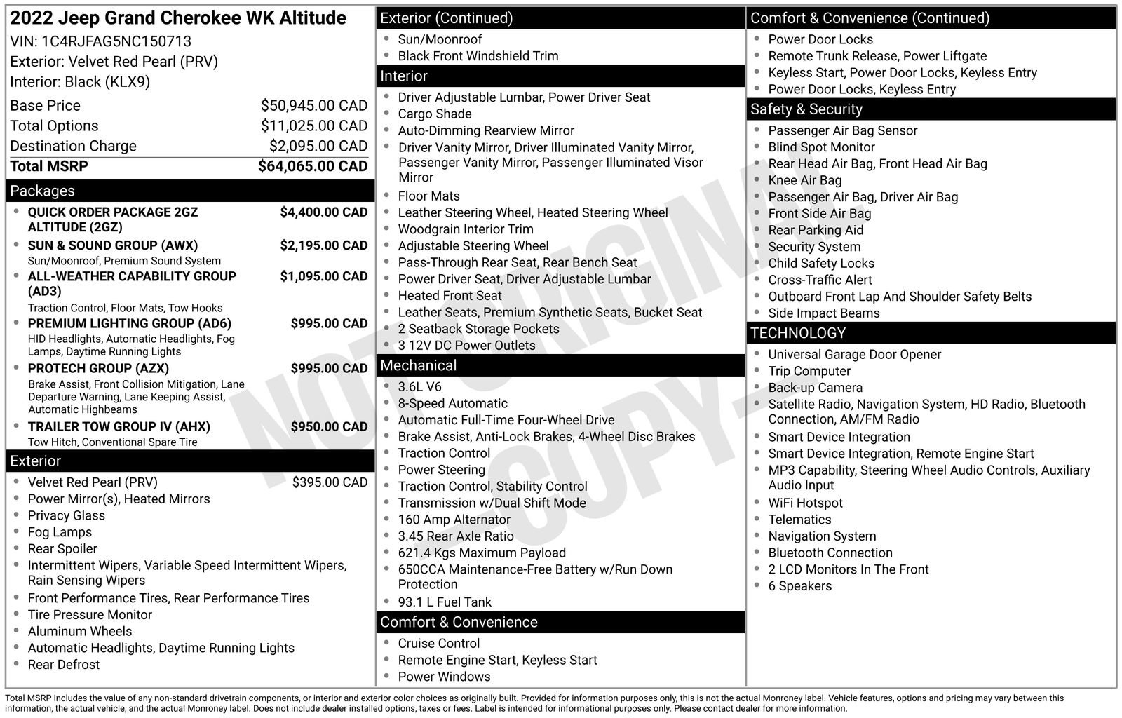 Used 2022 Jeep Grand Cherokee Altitude AWD/4WD image 4