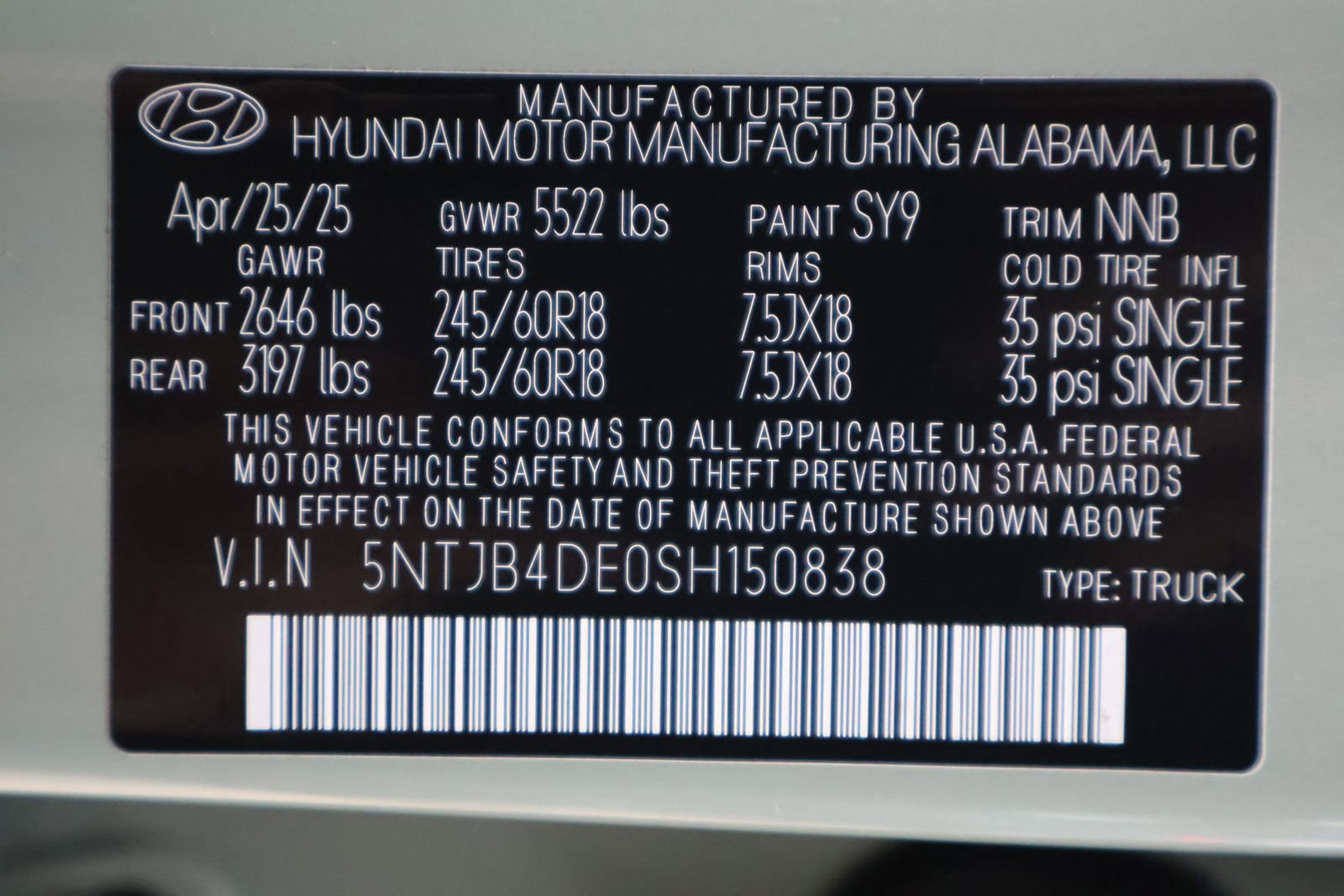Used 2025 Hyundai Santa Cruz SEL FWD image 27