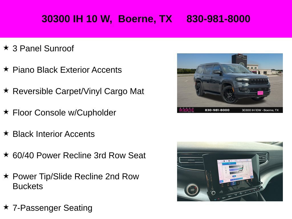 Used 2023 Jeep Wagoneer Series II AWD/4WD image 30