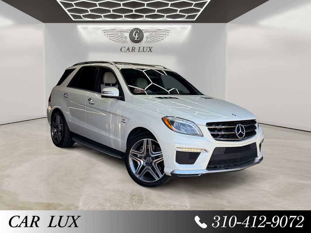 Used 2012 Mercedes-Benz ML 63 AMG 4MATIC w/ Driver Assistance Pkg image 7