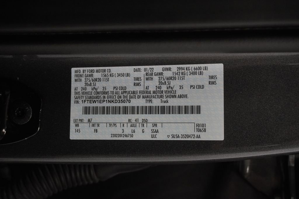 Used 2022 Ford F150 XLT w/ Equipment Group 302A High image 56