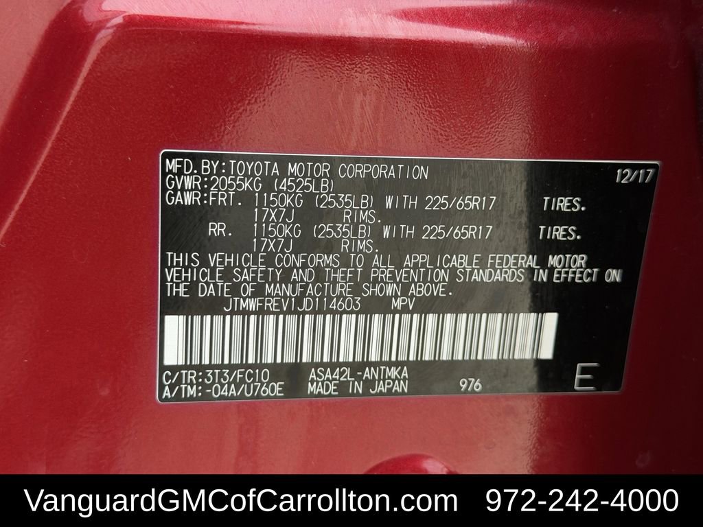 Used 2018 Toyota RAV4 XLE w/ Plus Extra Value Package FWD image 31