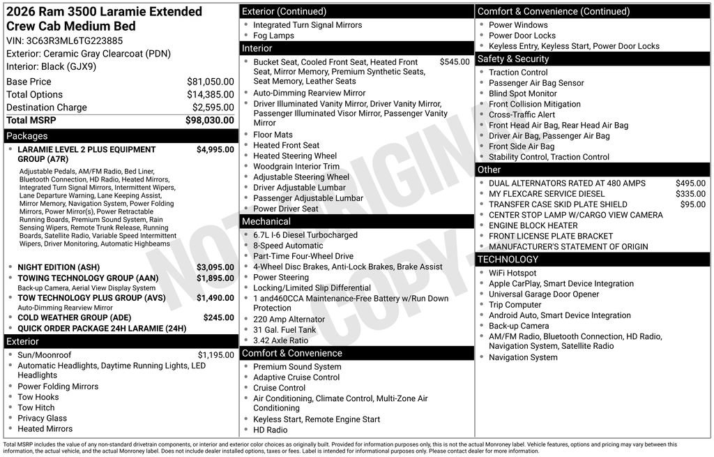 New 2026 RAM 3500 Laramie image 51