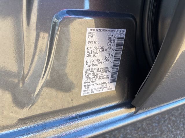 New 2026 Nissan Frontier SV w/ All-Weather Content Package image 24