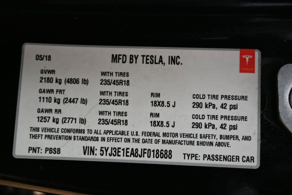 Used 2018 Tesla Model 3 Long Range image 42