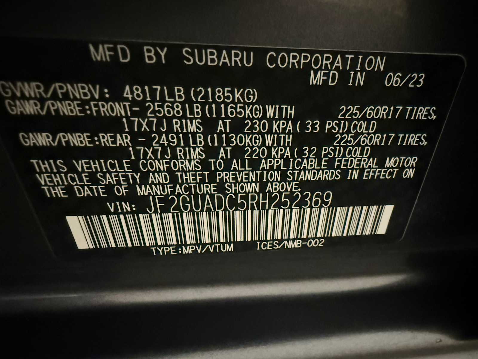 Certified 2024 Subaru Crosstrek 2.0i Premium image 36