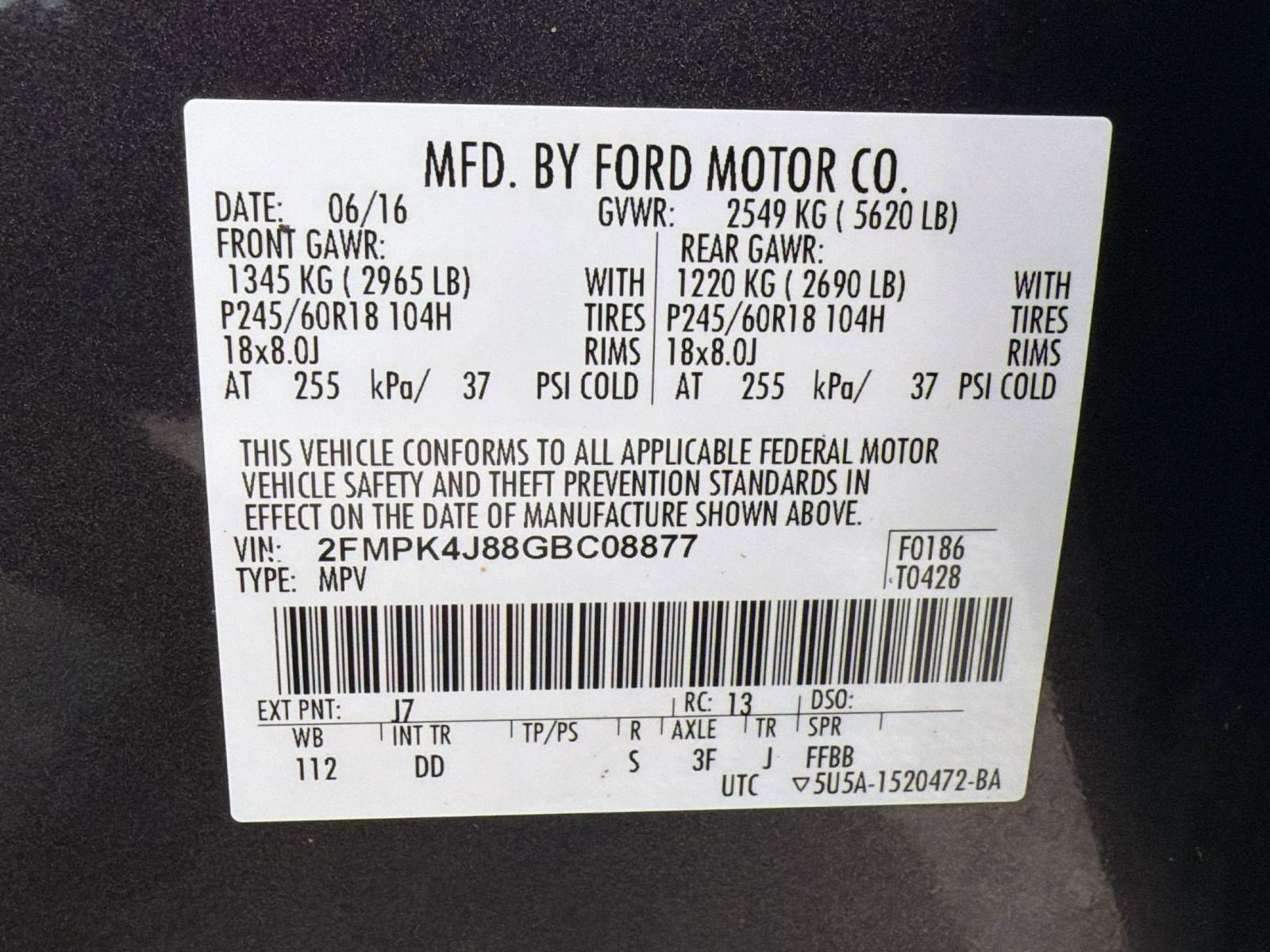 Used 2016 Ford Edge SEL AWD/4WD image 18