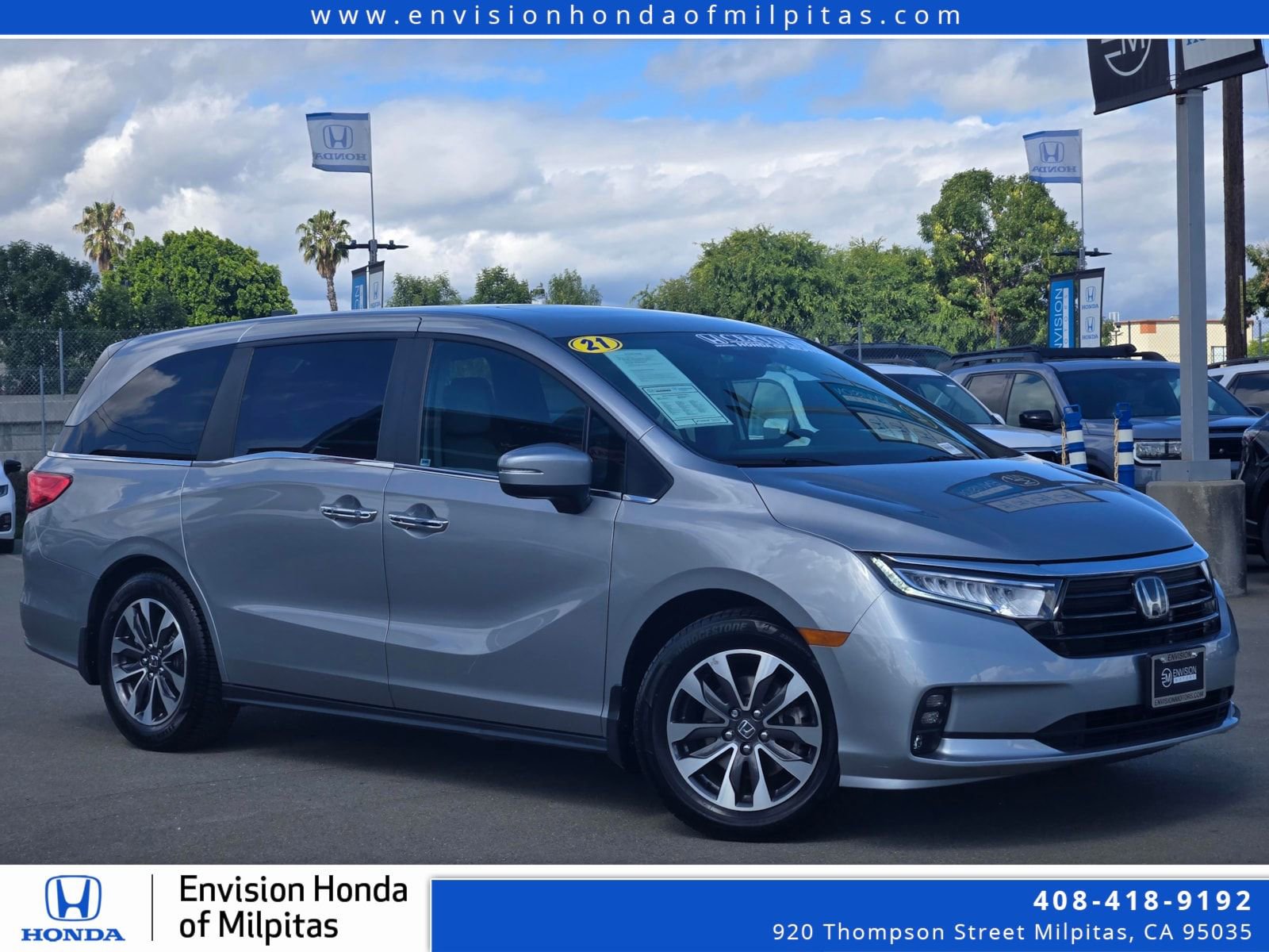 Certified 2021 Honda Odyssey EX-L image 1
