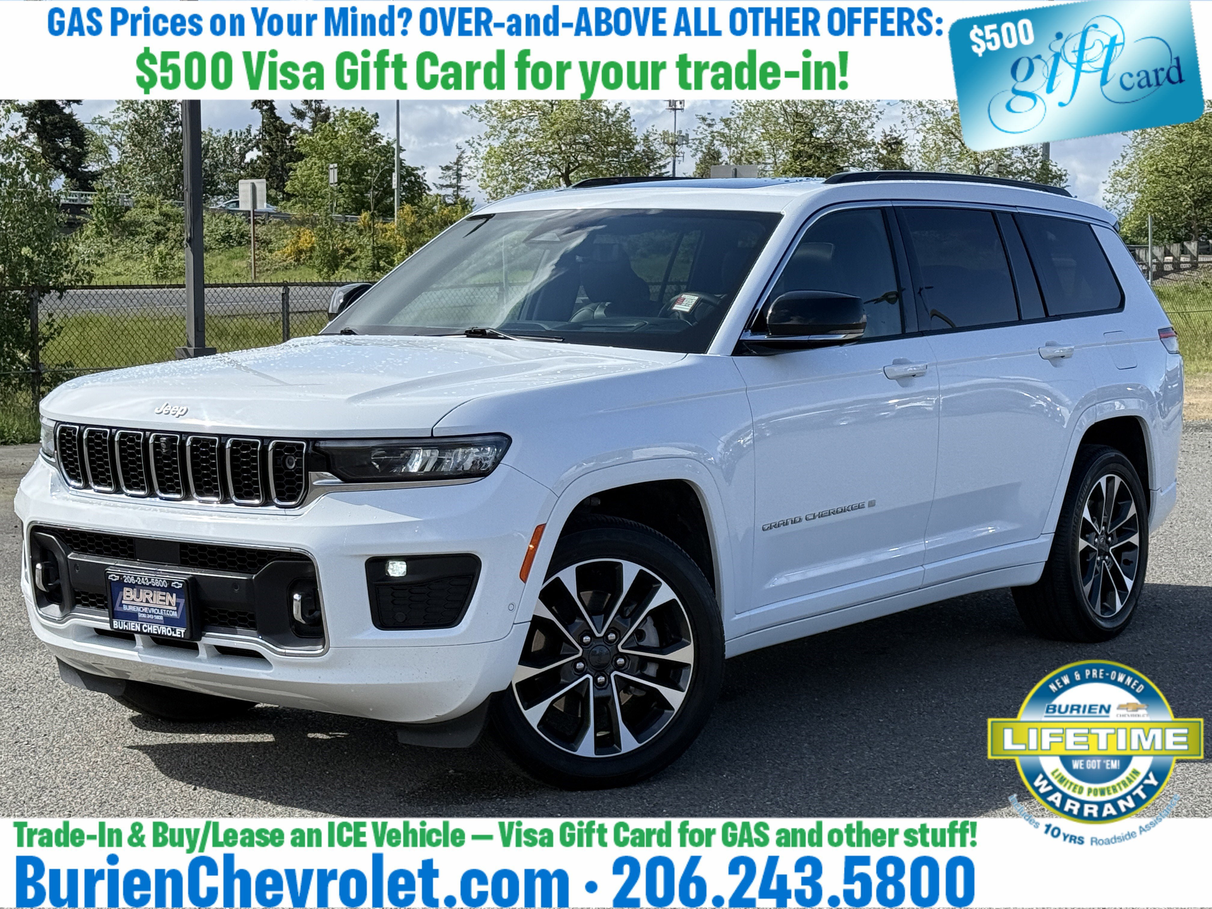 Used 2024 Jeep Grand Cherokee L Overland w/ Advanced Protech Group III AWD/4WD image 1