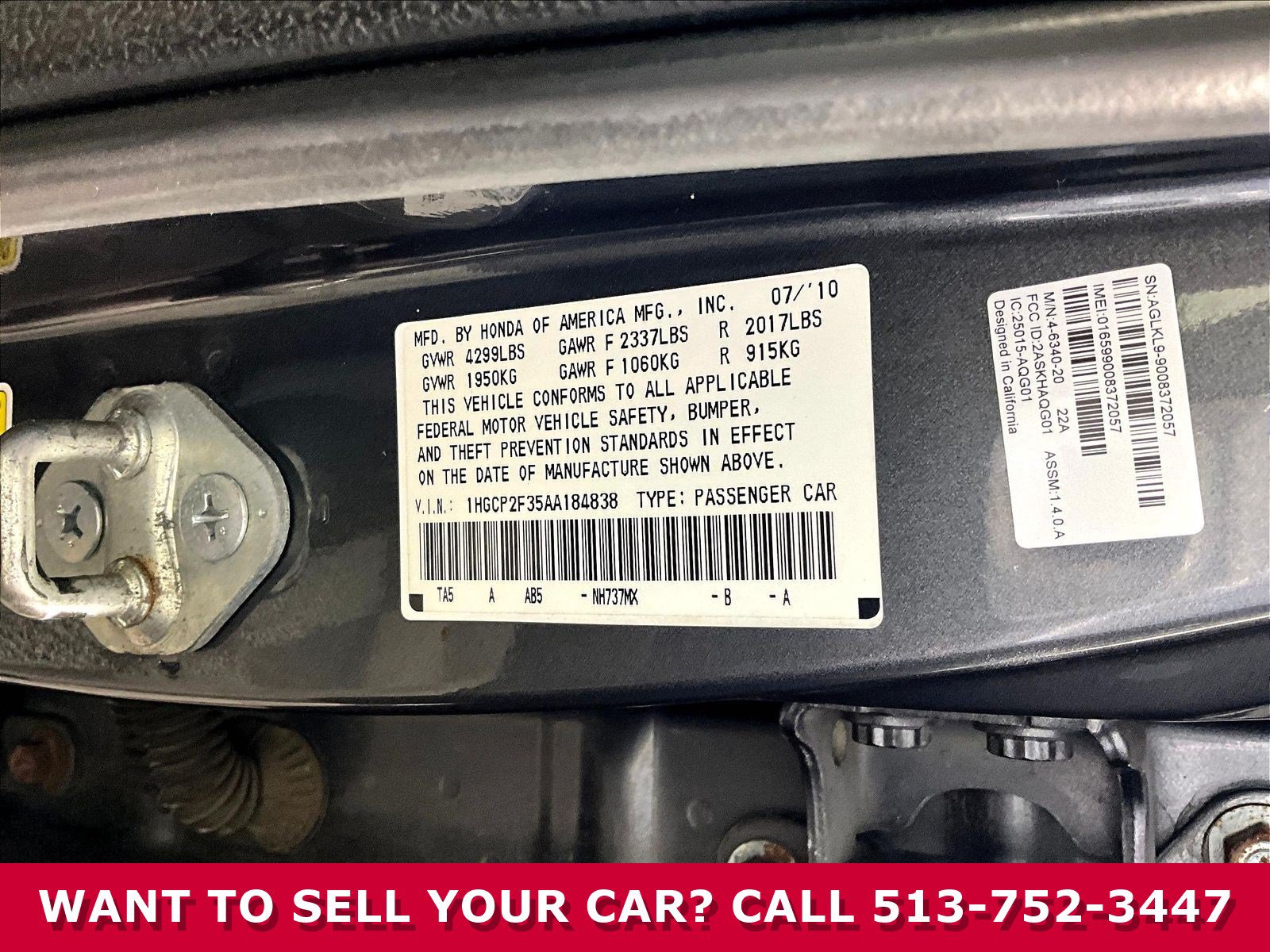 Used 2010 Honda Accord LX image 16