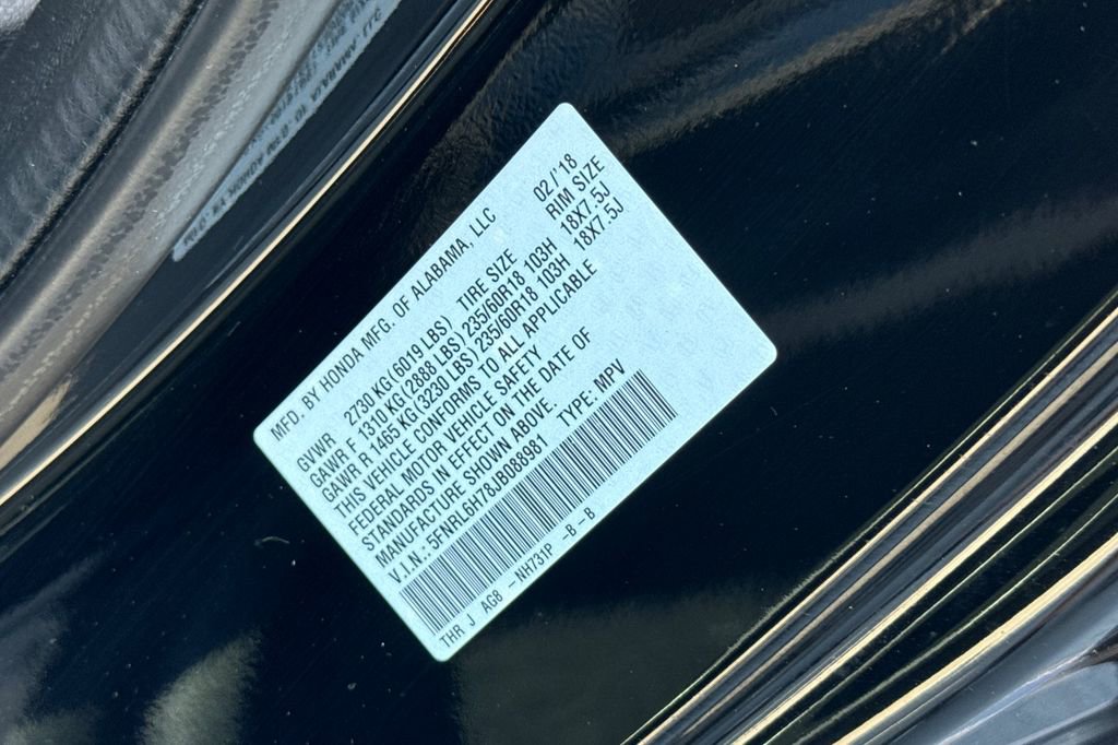 Used 2018 Honda Odyssey EX-L image 26