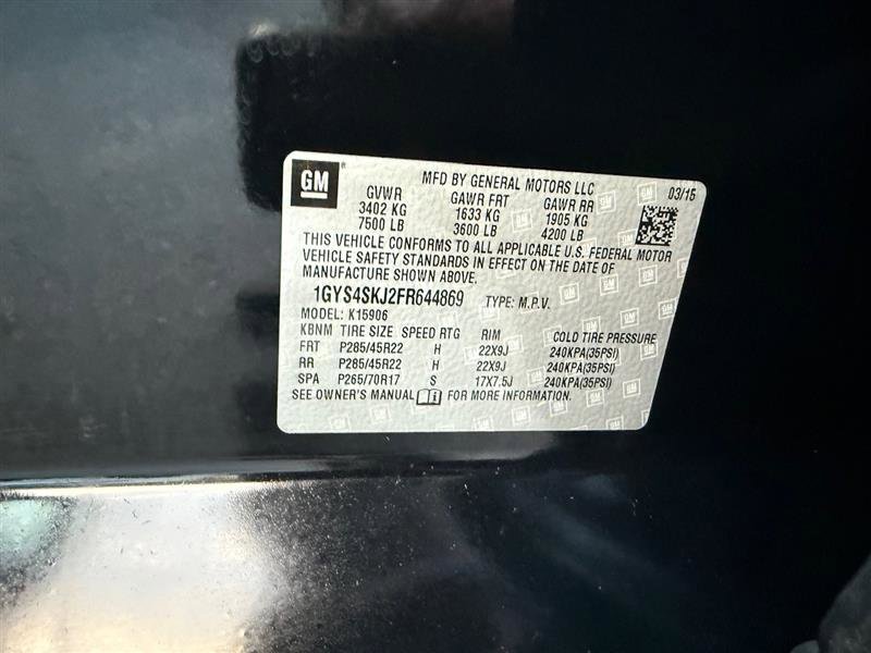 Used 2015 Cadillac Escalade ESV Luxury image 43