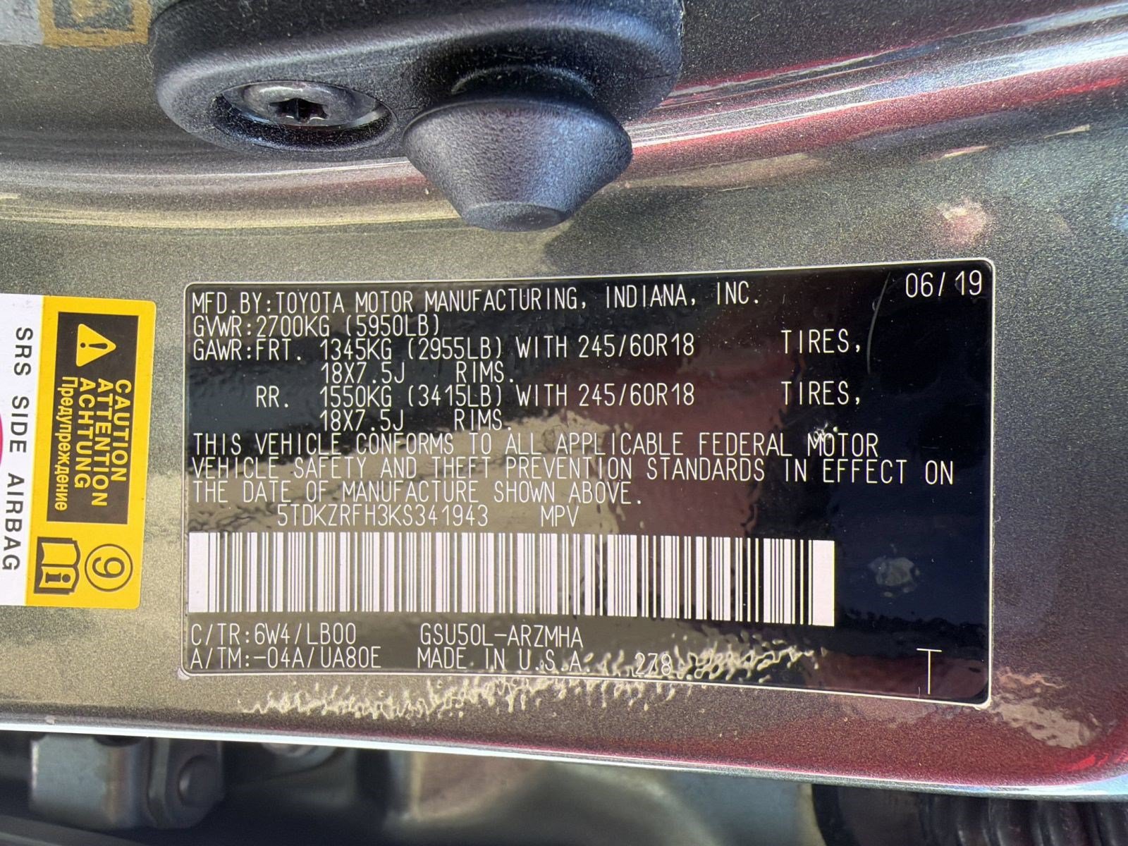 Used 2019 Toyota Highlander XLE FWD image 24