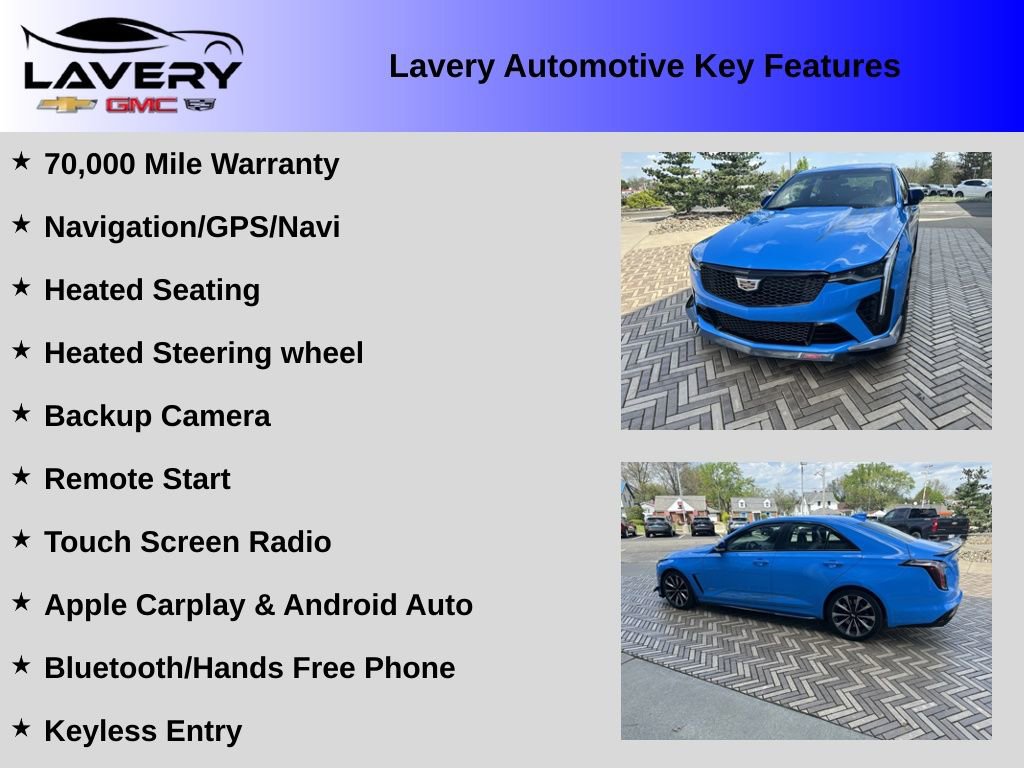 Used 2023 Cadillac CT4 V Blackwing w/ Watkins Glen IMSA Edition RWD image 2