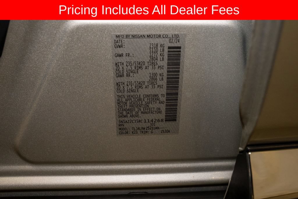 Certified 2024 Nissan Murano SL FWD image 22