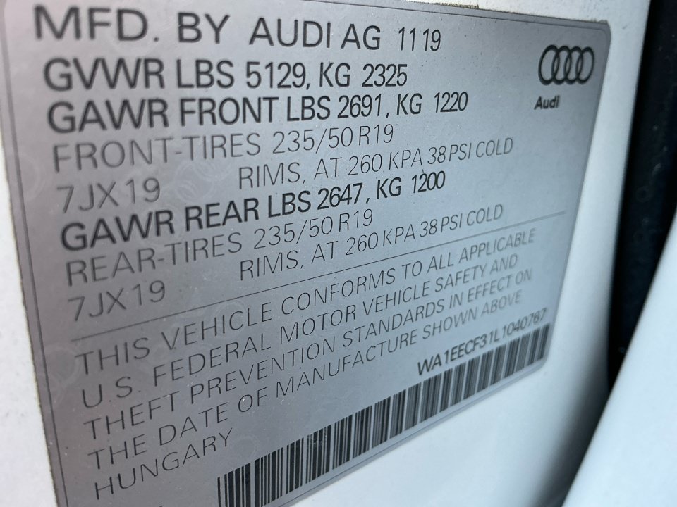 Used 2020 Audi Q3 2.0T Premium Plus w/ Premium Plus Package AWD/4WD image 39