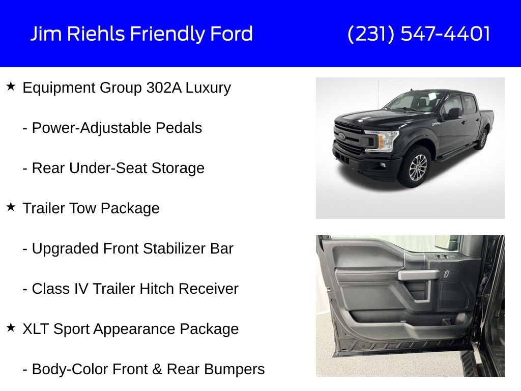 Used 2019 Ford F150 XLT w/ Equipment Group 302A Luxury image 18