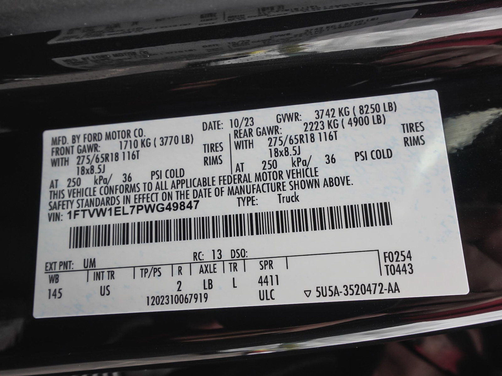 Used 2023 Ford F150 Lightning XLT AWD/4WD image 11