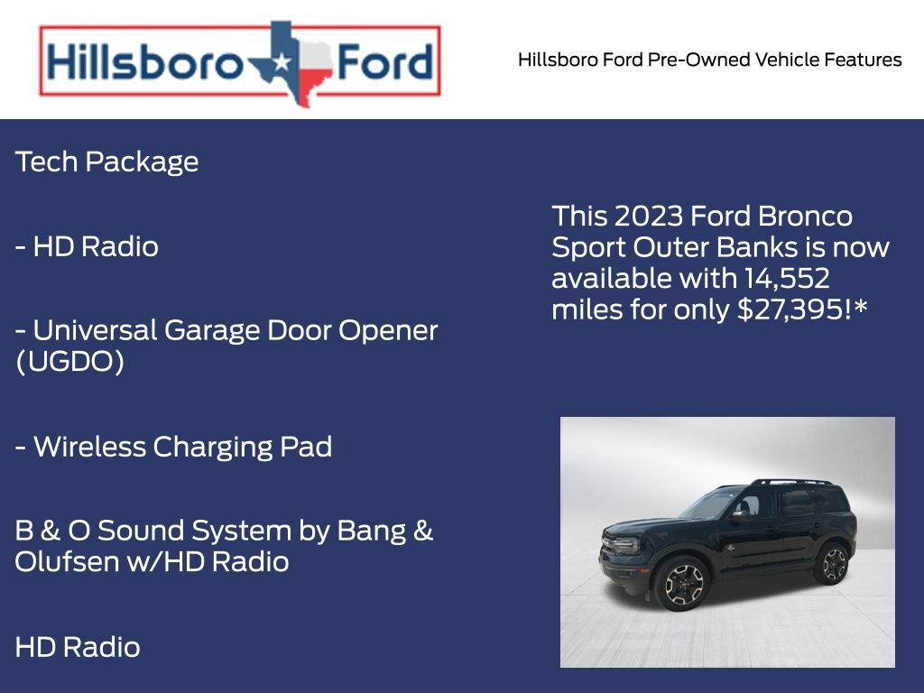 Used 2023 Ford Bronco Sport Outer Banks w/ Tech Package AWD/4WD image 6