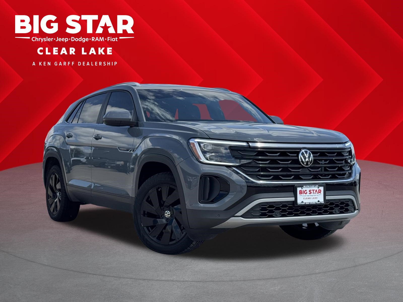 Used 2024 Volkswagen Atlas Cross Sport SE w/ Black Wheel Package FWD image 1