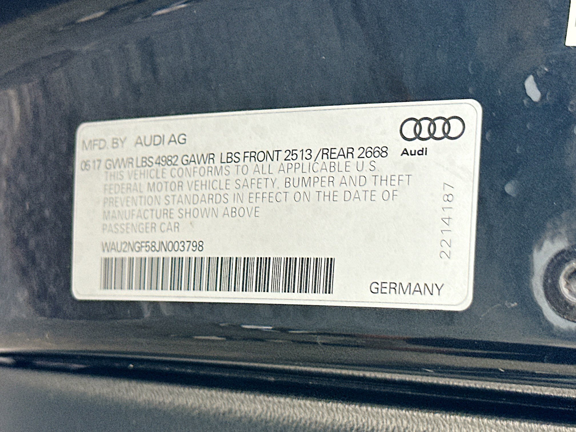 Used 2018 Audi A5 2.0T Prestige w/ Luxury Package AWD/4WD image 35